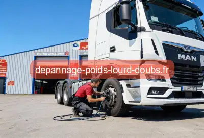 Air, boite de vitesse, freins bloqué sur poids lourd